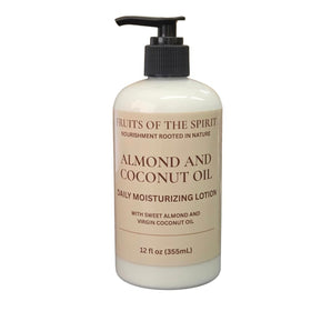 Fruits of the Spirit lotion 12oz bottle provides daily nourishing hydration for hands and skin