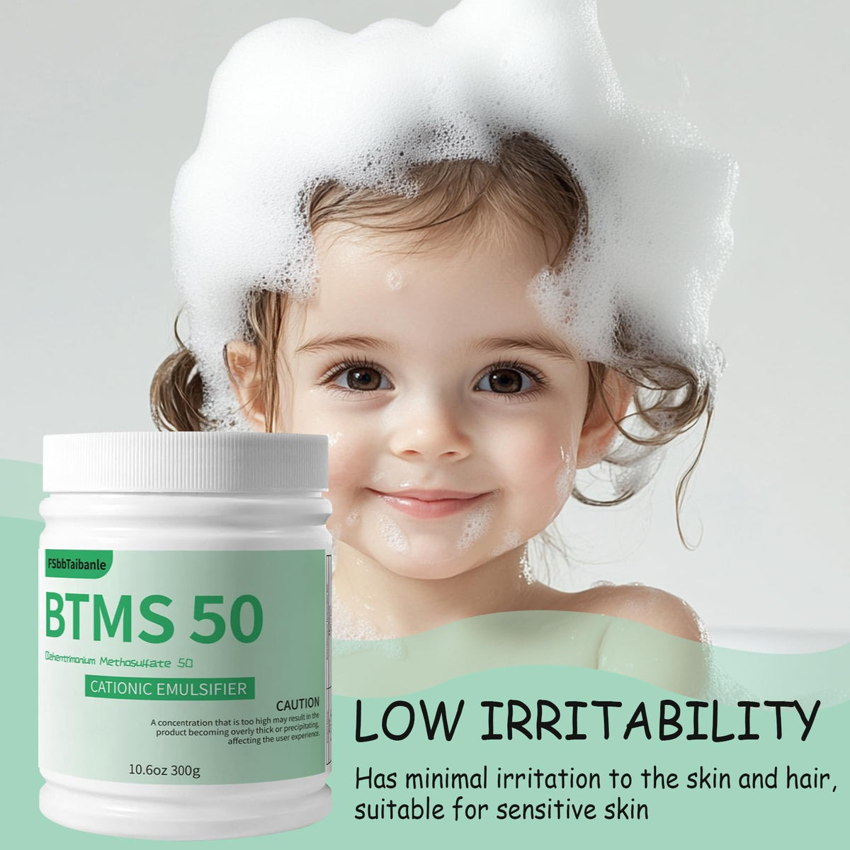 FSbbTaibanle BTMS-50 smooth-slip granules improve detangling in leave-in products.