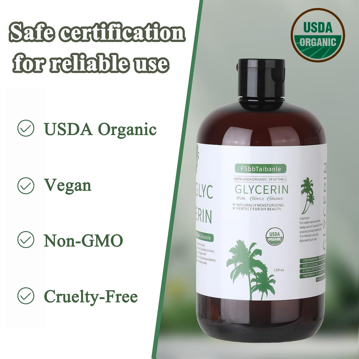 FSbbTaibanle clear glycerin pour captured mid-flow, ideal for DIY skincare