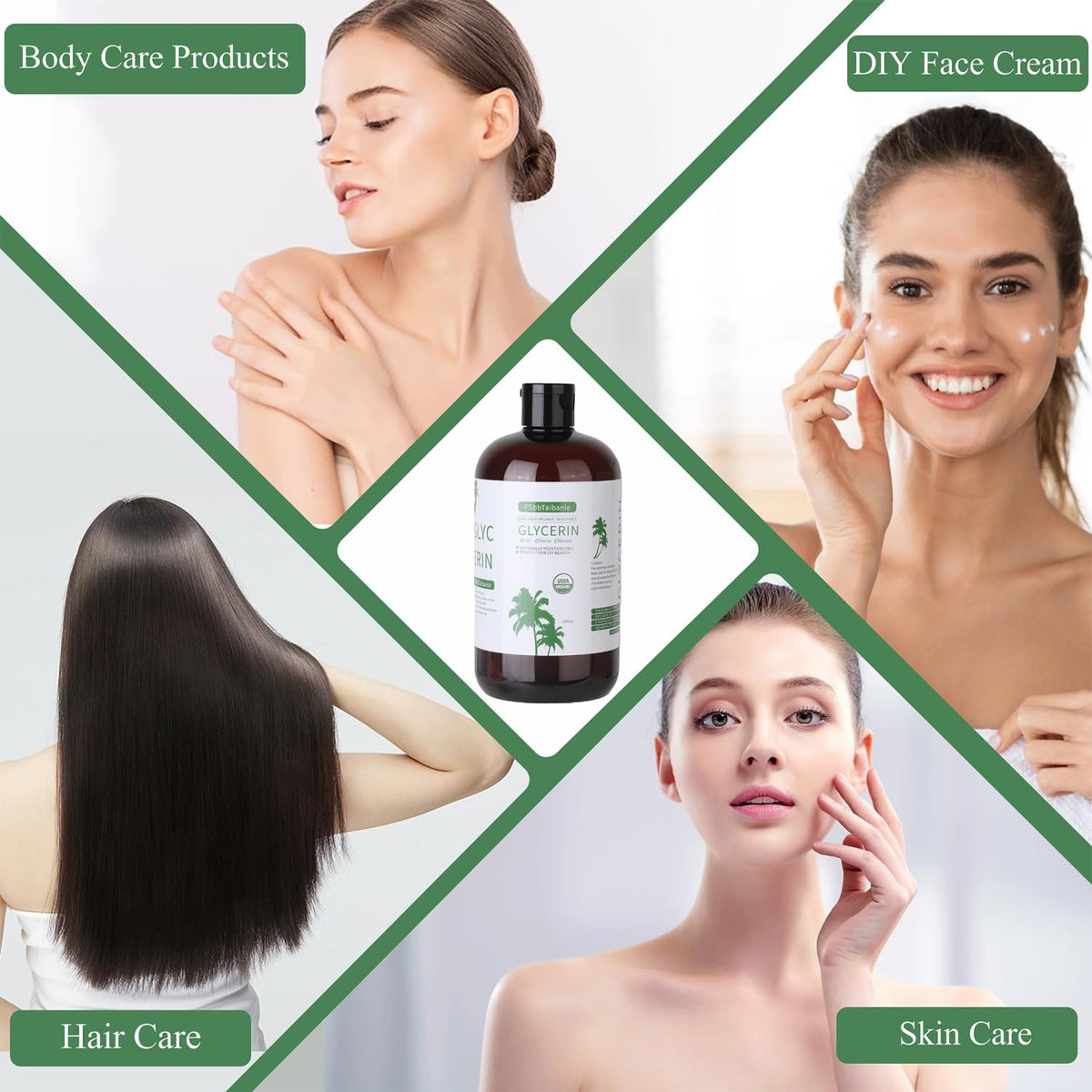 FSbbTaibanle glass bottle with dropper enables precise lotion measurements