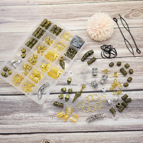 Fscwlmon Viking braid beads Norse set adds expressive hair styling.