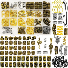 Fscwlmon Viking dreadlock metal clip provides durable braid decoration.