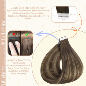 Fshine Full Shine slim, lightweight extensions sit flat for comfortable wear