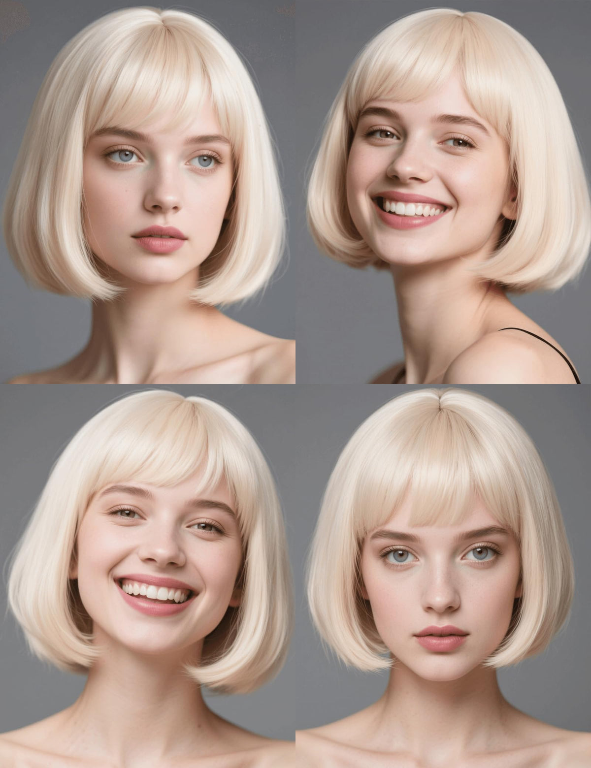 FSLLZCJY easy-care wig maintains shine with minimal brushing
