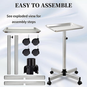 Fuehomue color tray with durable finish for daily professional use