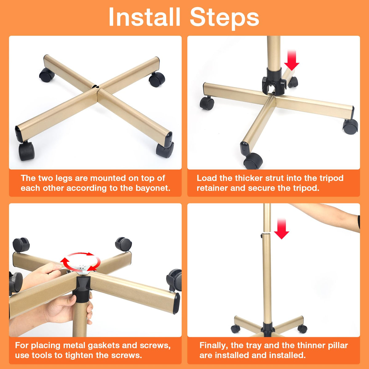 Fuehomue easy-install salon tray for quick setup and simple maintenance