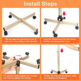Fuehomue easy-install salon tray for quick setup and simple maintenance