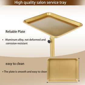 Fuehomue rolling tray with four casters moves quietly for sessions