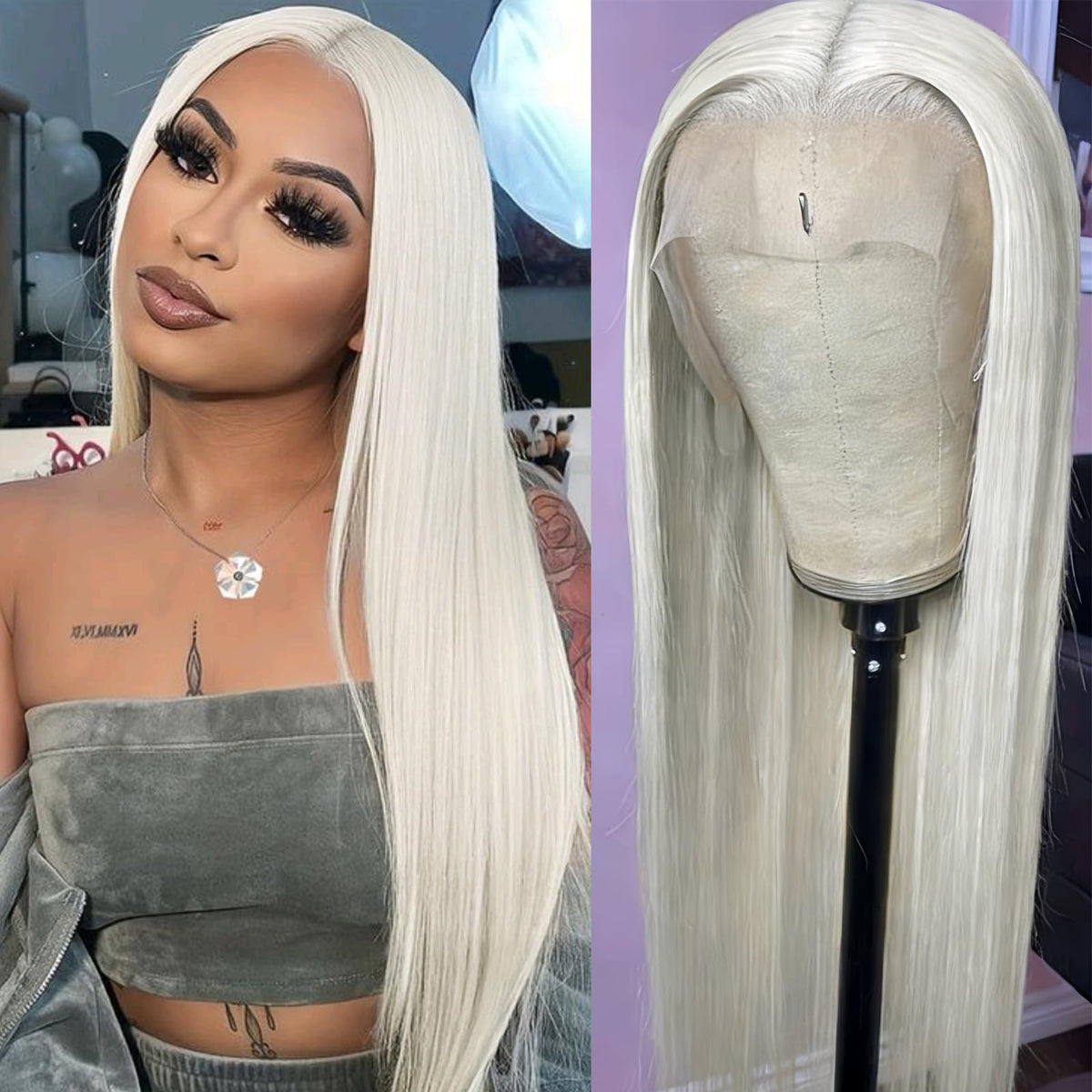 Fugady adjustable mesh-cap wig offers secure, comfortable fit.