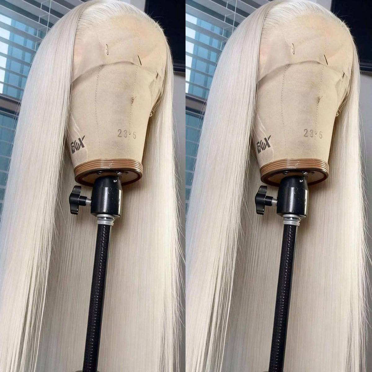 Fugady heat-resistant synthetic wig enables easy restyling with heat.