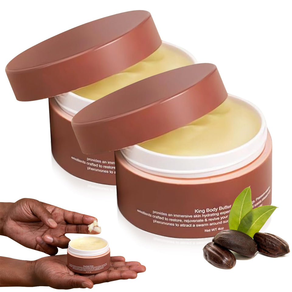 Fugit Crowned SKLN Body Butter two-piece pack ready for daily hydration.