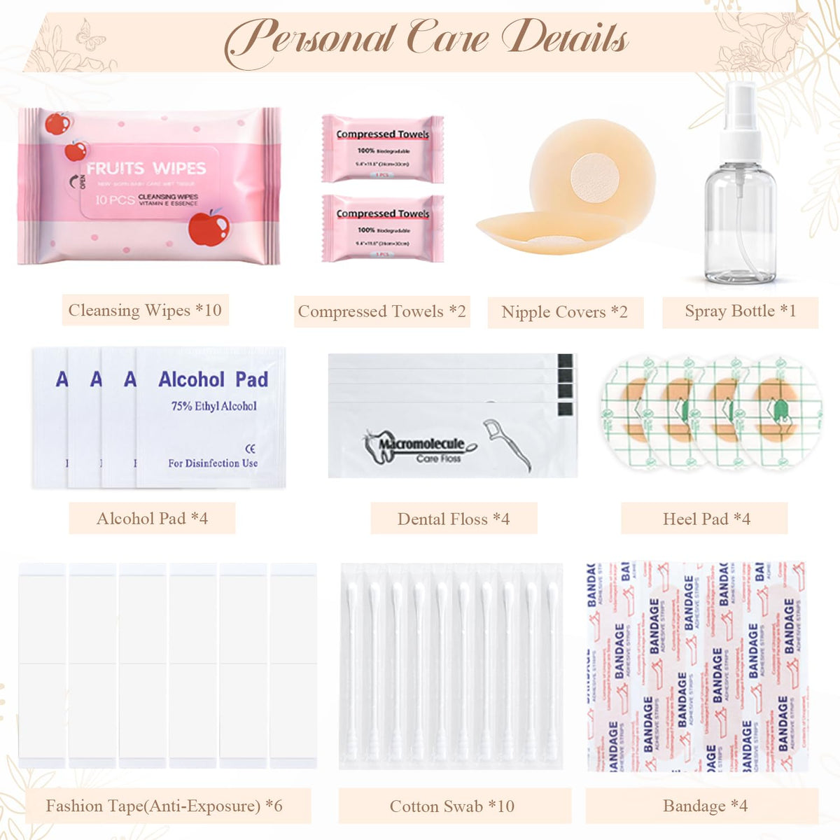 FUHSY makeup brush set with detail tools for precise application and polished makeup.