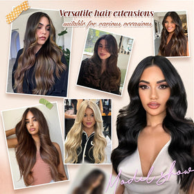 Weddings and events with FUINAL Halo Extensions for instant length and volume