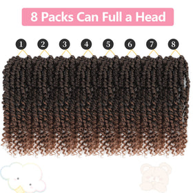 Fulcrum Passion Twist 10inch curly-ends close-up displaying natural texture and movement.