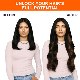 Full Shine color options from natural black to brown for personalized style.