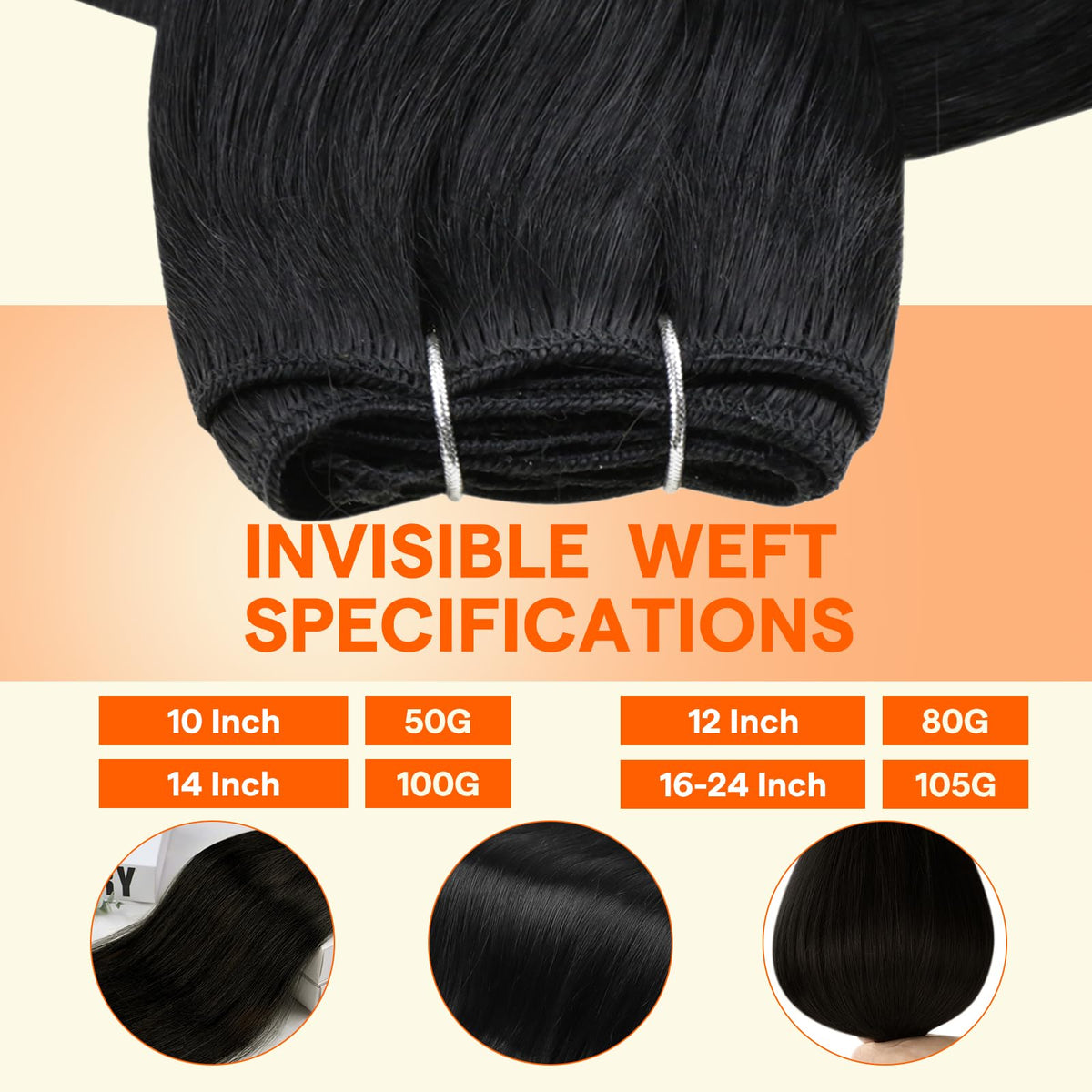 Full Shine double weft design for undetectable volume and fuller appearance.