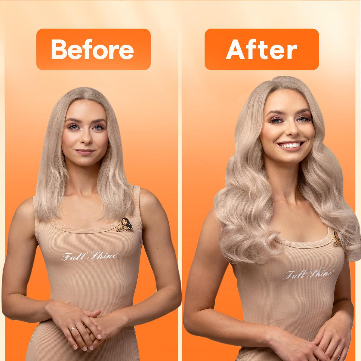Full Shine Genius Weft color palette offers 10+ shade options