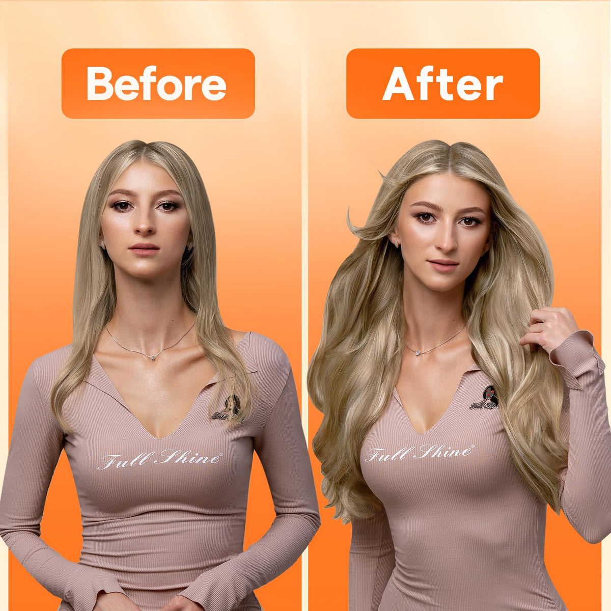 Full Shine Genius Weft Extensions care-tips for long-lasting softness.