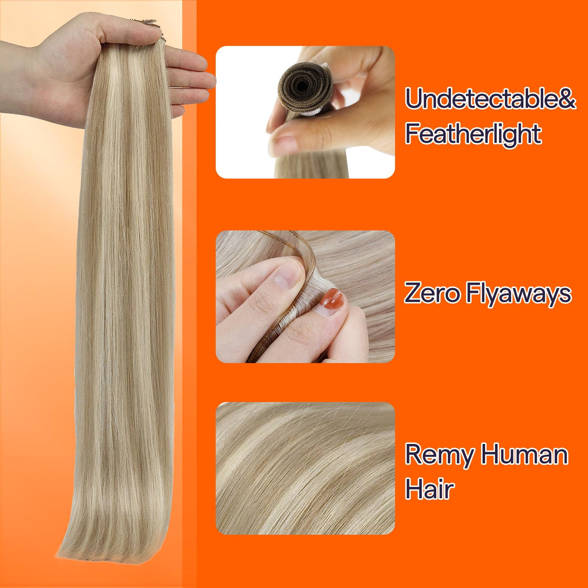 Full Shine Genius Weft Extensions lightweight-design keeps you comfortable all day.