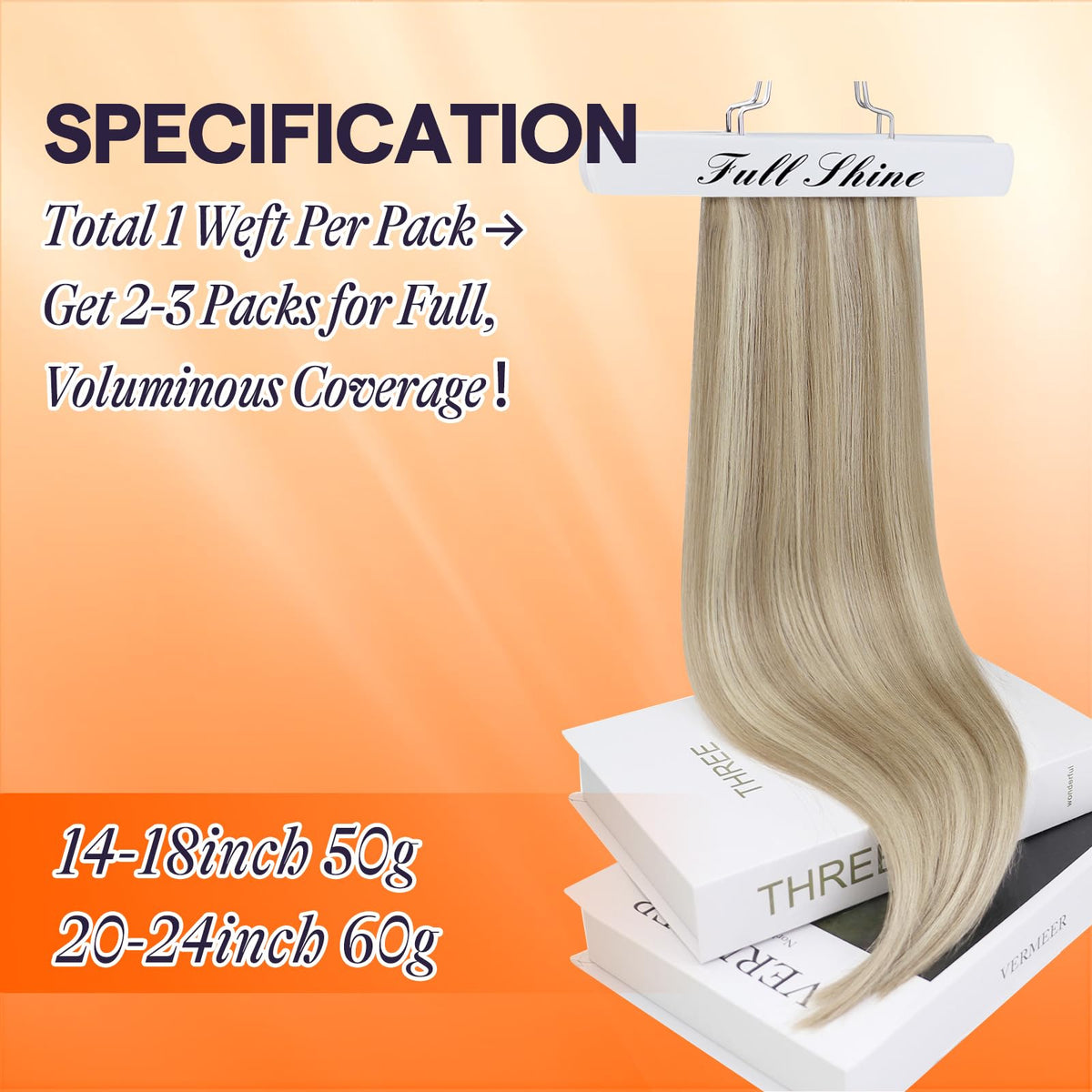 Full Shine Genius Weft Extensions natural-look enhances everyday hairstyles.