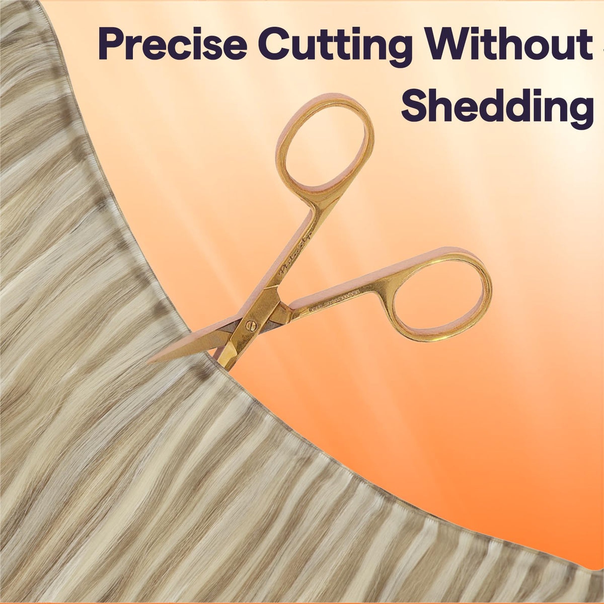 Full Shine lightweight weft reduces scalp pressure for comfort