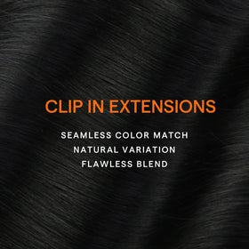 Full Shine jet-black color-match closeup for confident styling decisions