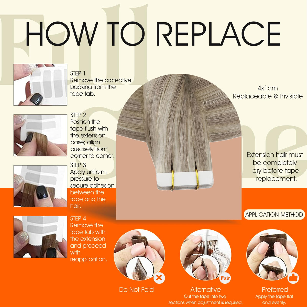 Full Shine lightweight extensions offer discreet daily wear without weighing down hair.