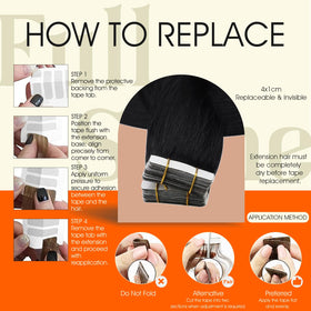 Full Shine lightweight tape-in extensions worn comfortably