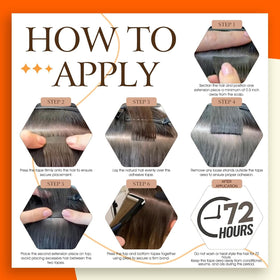 Full Shine quick application via sandwich method