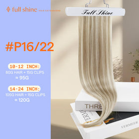 Full Shine Remy Human Hair Clip-Ins offer soft, tangle-free durability