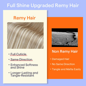 Full Shine Secure Clips with soft backing keep extensions comfortable all day