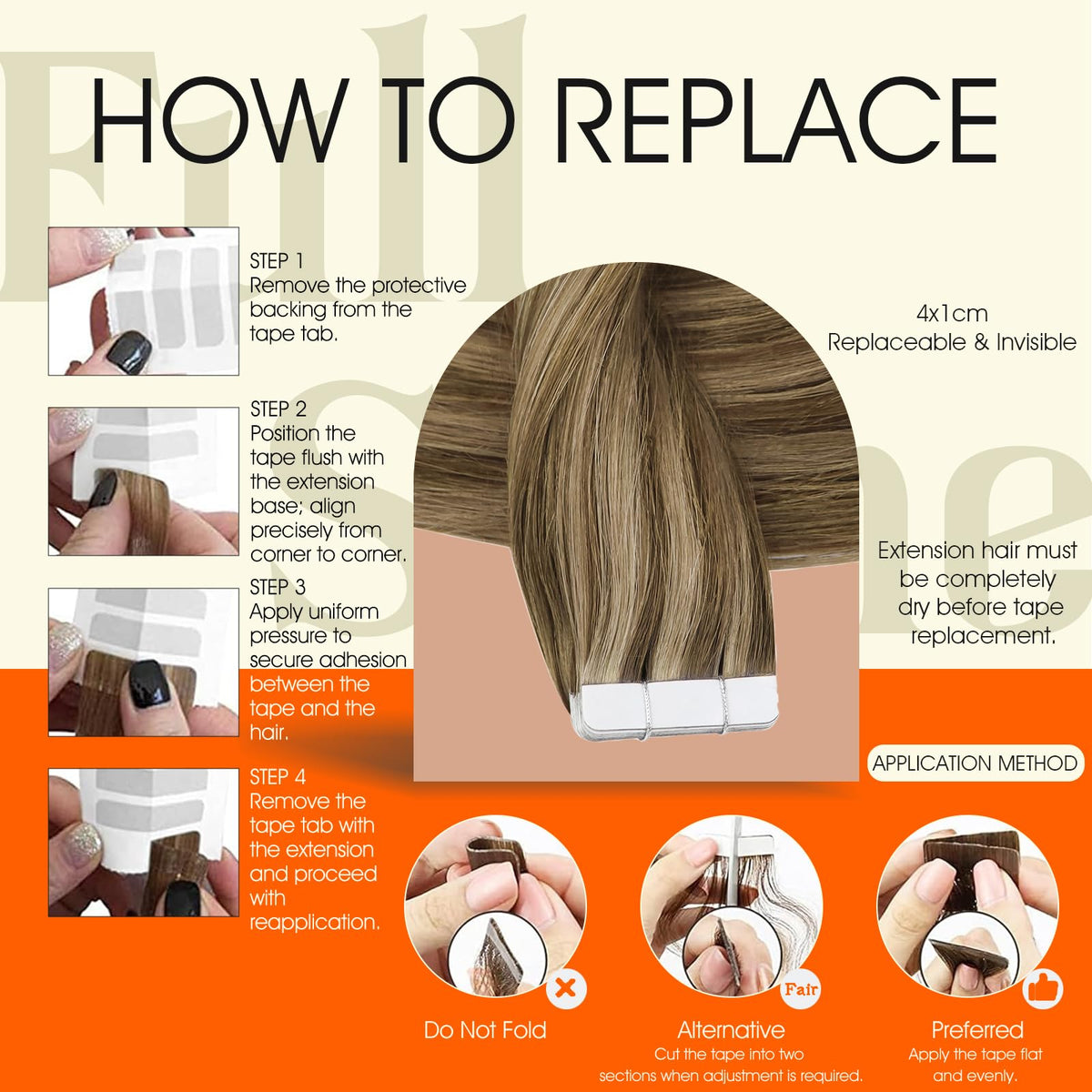 Skin-friendly tape ensures secure, comfortable wear all day