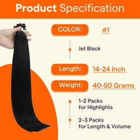 Full Shine strand-by-strand application demonstrates lightweight, comfortable wear