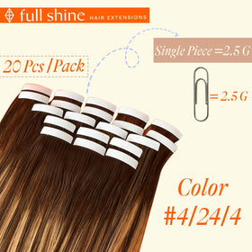 Full Shine application demo shows seamless attachment for a natural look.