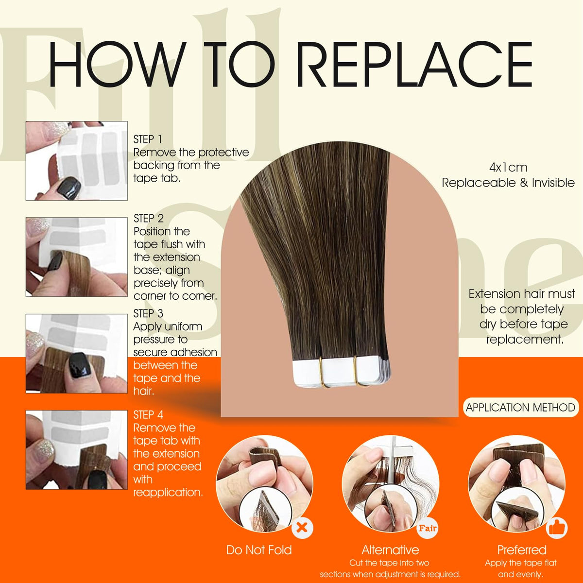 Full Shine lightweight tape-ins sit flat for comfortable wear and discreet transformation.