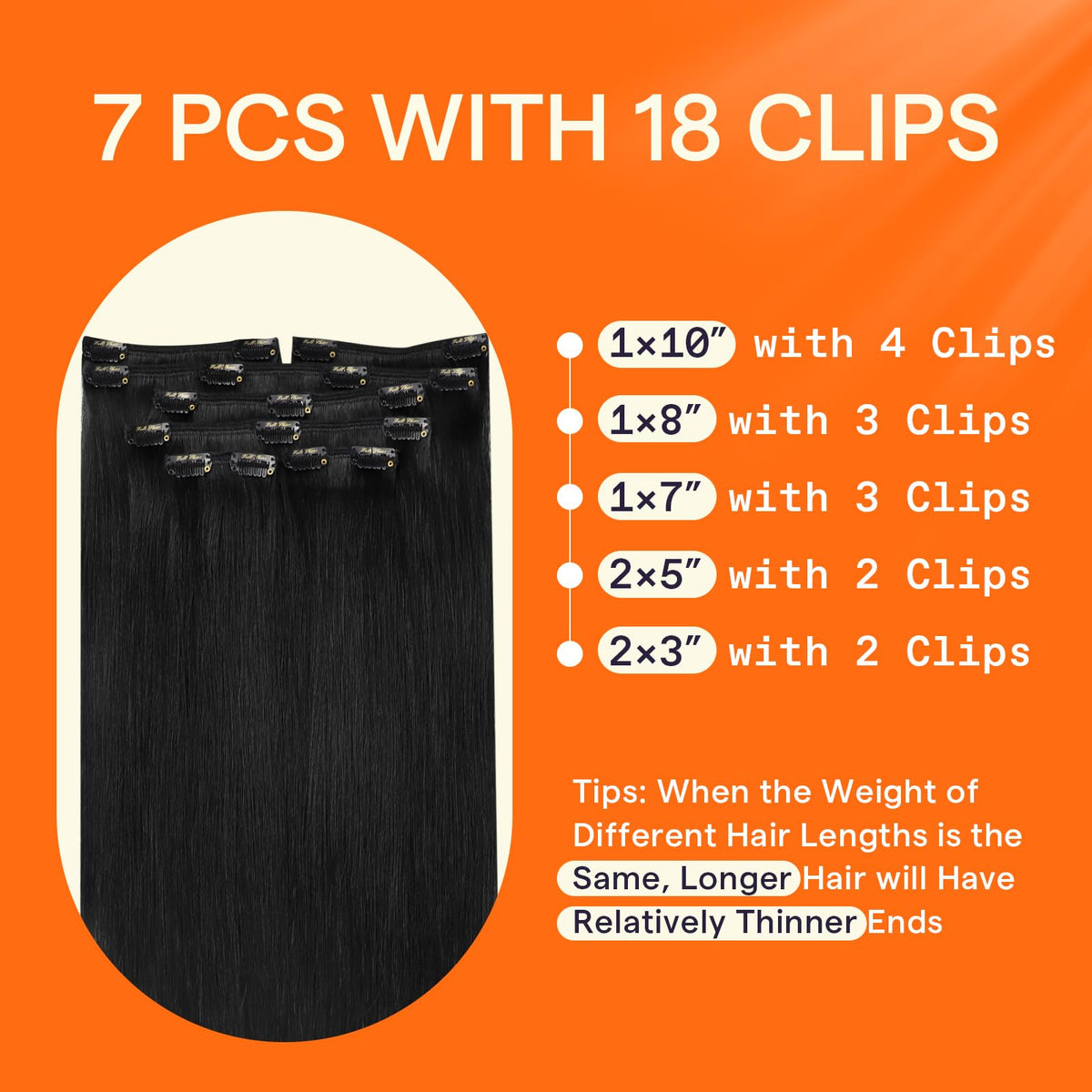 Full Shine three-layer weft provides durable, lightweight support with minimal shedding.