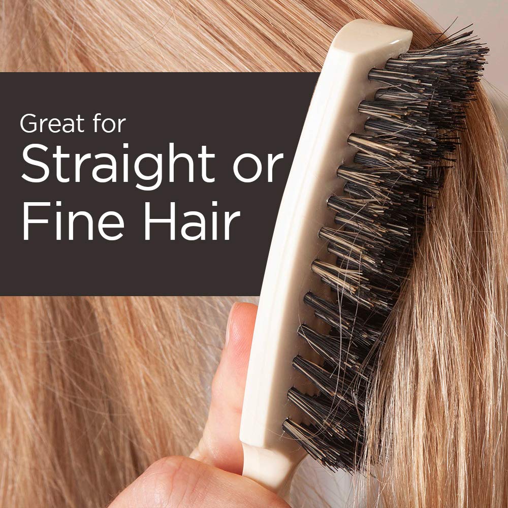 Fuller Brush Lustre Professional Hairbrush narrow head for precise styling on short hair.