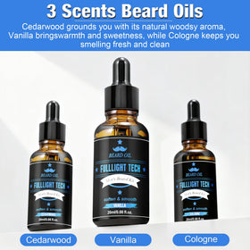 Vanilla beard balm jar for daily conditioning and softness.