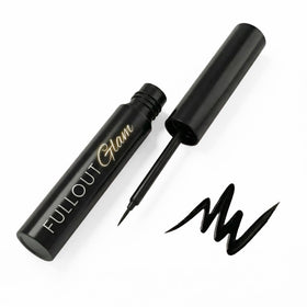 Full Out Glam liquid liner close-up showing precise bristle-tip for clean lines.