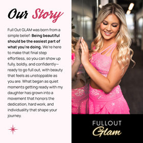Full Out Glam long-lasting look stays intact from day to night.