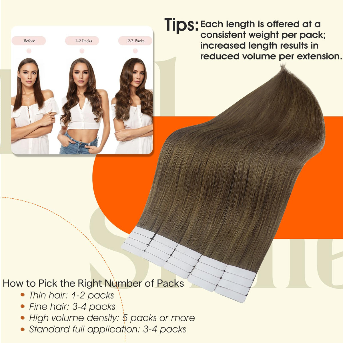 Full Shine seamless blend creates a discreet transition, perfect for everyday wear.