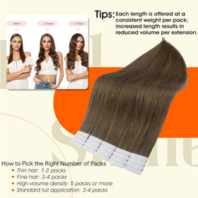 Full Shine seamless blend creates a discreet transition, perfect for everyday wear.
