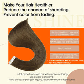 Full Shine tape maintains secure skin-friendly hold for all-day comfort.