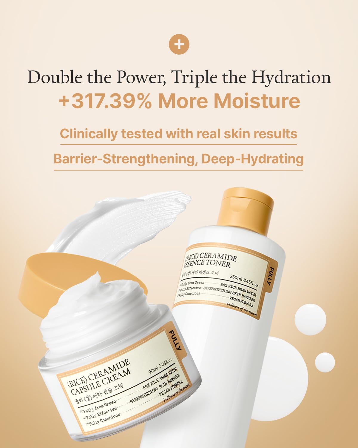 FULLY Vegan dermatologist-tested seal reinforces cruelty-free, safe daily skin rituals.