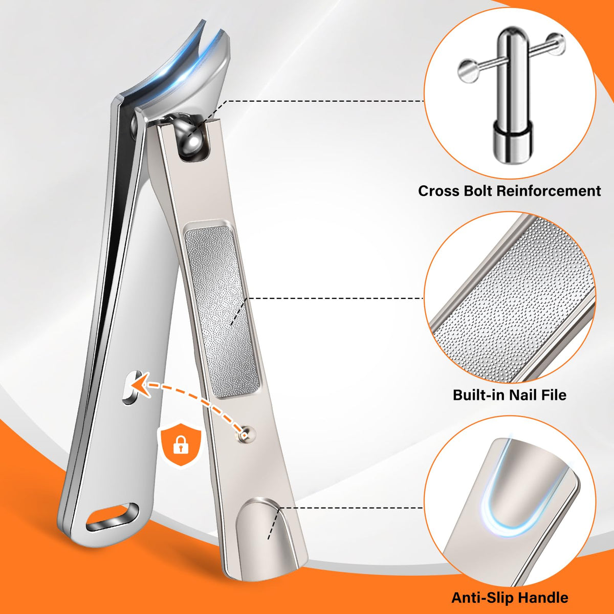 Fuluns nail cuticle cutter for tidy nail lines