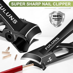 FULUNS ultra sharp blade ensures durable, clean cuts on thick nails.