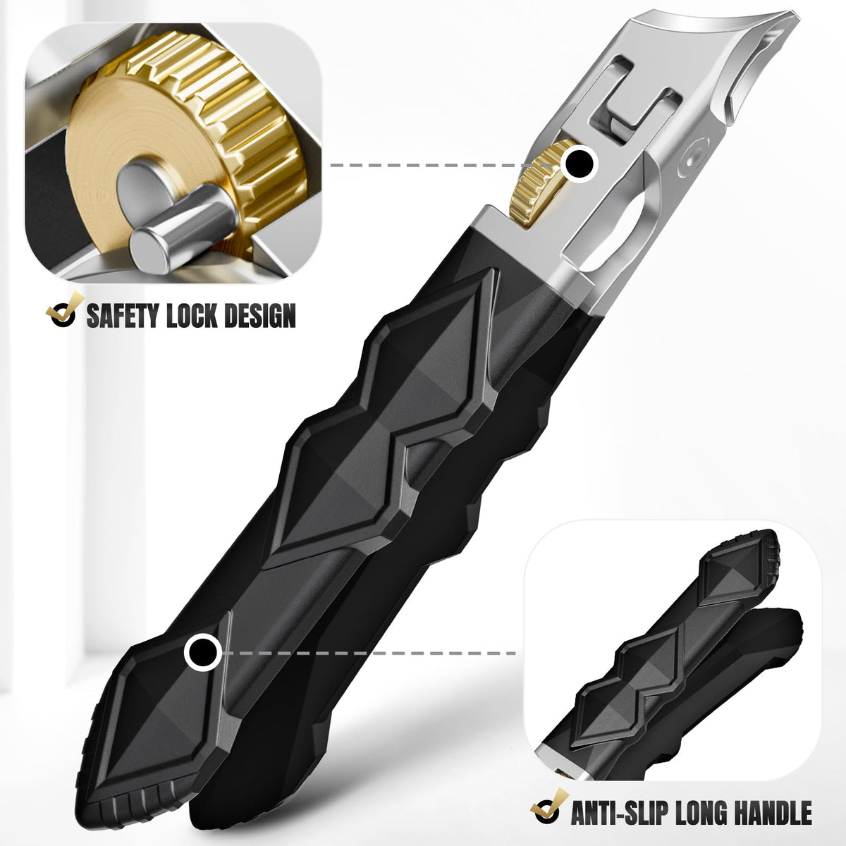 FUMAX glass nail file for precise shaping.