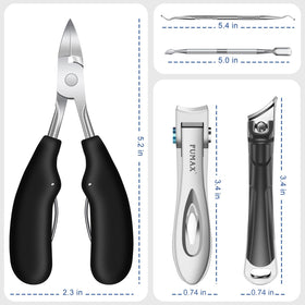 FUMAX heavy-duty stainless steel clippers resist rust for daily use.