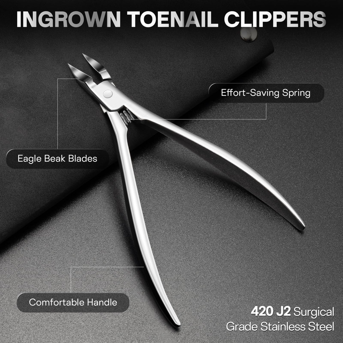 FUMAX ingrown toenail clippers for precise trims