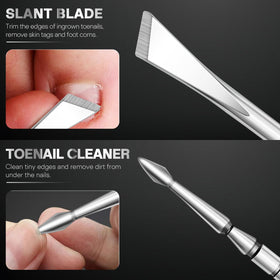 FUMAX slant cutting blade with cleaner for safe edge trimming